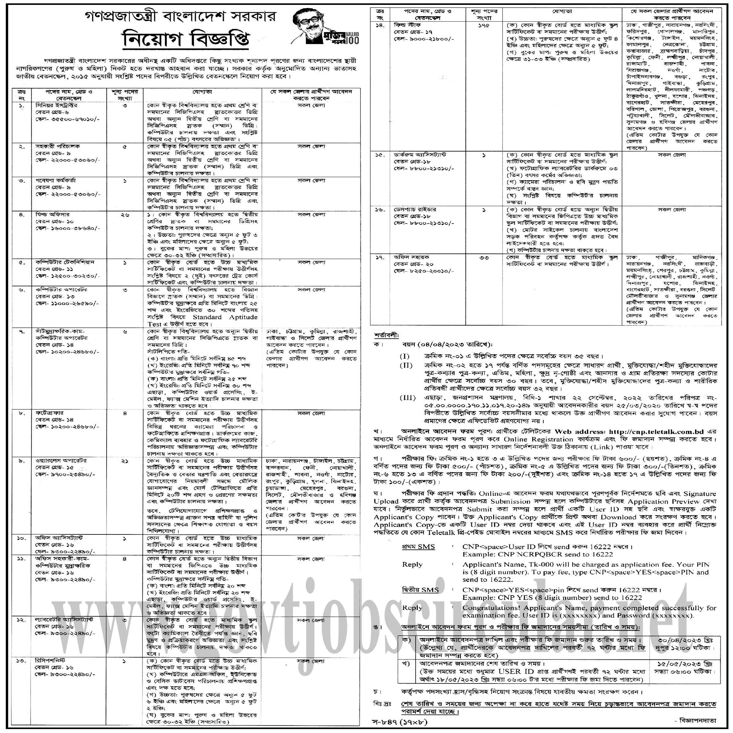 NSI Job Circular 2023, NSI Job Circular, gov job, govt job bd, govt job circular 2023, govt job circular bd, 